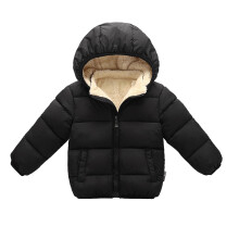 Toddler Baby Winter Coat Child Boys Girls Solid Winter Hooded Coat Jacket Thick Warm Outerwear Clothes Outfits for Kids 5-6 Years