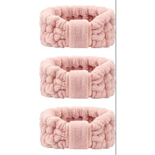 4-pack mikrofiber spa-huvudband för ansikte och smink