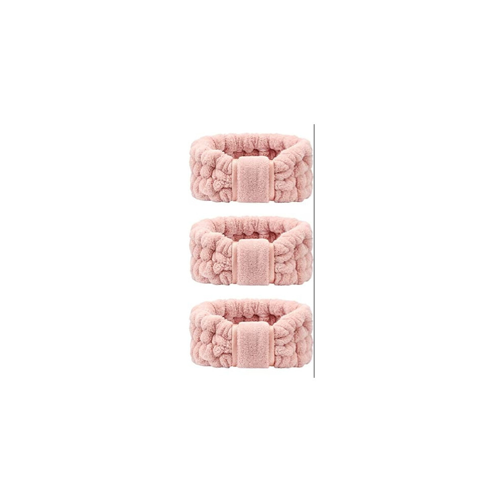Unisex 4-Pack Microfiber Spa Headbands For Face & Makeup