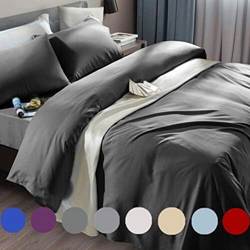 Microvezel beddengoedset Queen 6-delig