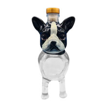 Decantador de uísque estilo francês para cães, em vidro sem chumbo.