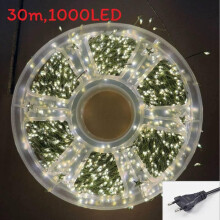 (Warm EU) Christmas String Led Lights With Copper Wire For Indoor Holiday Decor Outdoor