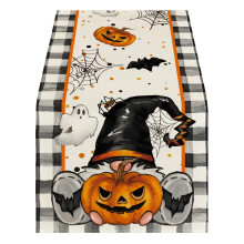 Décorations d'Halloween MOQIN pour l'intérieur, chemin de table Halloween, chauve-souris, décoration automnale saisonnière pour la cuisine et la