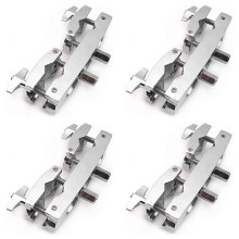 Drum Clamp Silver 2-Hole Multi Mount for Cymbals Cowbell
