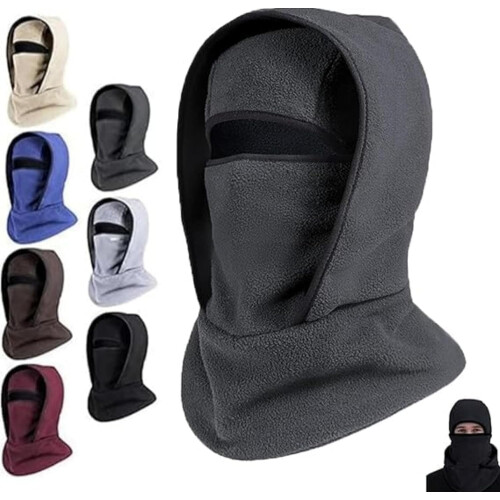 Μάσκα προσώπου Ice Armor, ζεστό καπέλο για εξωτερικούς χώρους και ενσωματωμένη μάσκα