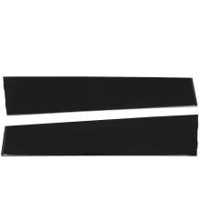 Enjoliveurs de vitre de montant B de porte arrière gauche et droit pour GRAND CHEROKEE 2011-2019, noir
