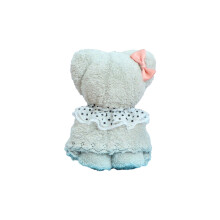 Serviette à main motif ours princesse, serviette douce floquée à motif ours pour la cuisine et la salle de bain, ensemble décoratif résistant de