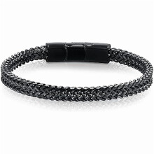 ZLCBracelets d'Fhir - Clasp Maighnéadach Cruach Dhosmálta Slabhra Franco Bráisléad Fir