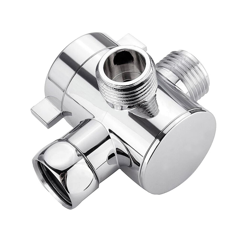 3-Way Shower Diverter Valve G1/2", Compatible With Toilet Bidet & Bathroom Faucets 9353595388628