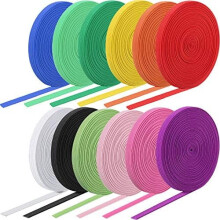 12 Rolla Bandaí Leaisteacha Daite 6mm x 4m le haghaidh Fuála