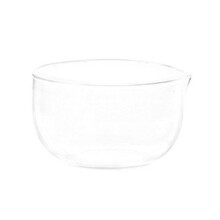 Bol à matcha en verre borosilicate haute résistance avec bec verseur, tasse à thé unique et résistante à la chaleur, cadeau idéal pour les