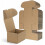 Caixas de envio pequenas, 7x5x4 polegadas, papelão ondulado marrom, pacote com 50 unidades. 1