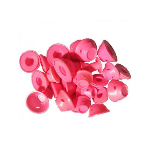 Silikon-Lockenwickler – Blau oder Rosa, 10 Stück