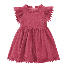 Robe d'été pour filles, Robes pour filles, Robe à imprimé floral pour filles avec manches volantées et jupe plissée pour l'été des filles