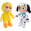 Λούτρινο JJ Puppy & Duck 8 ιντσών, 2 τεμάχια – Επίσημα αδειοδοτημένα, μαλακά λούτρινα 1