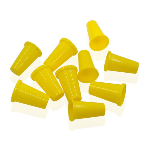 20Pcs Assorted Color Plastic Thimble Caps For Quilting Finger Protector