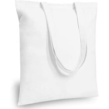 12-balenie bielych bavlnených tašiek 16"x15", ľahké opakovane použiteľné nákupné tašky, DIY/reklama/propagácia/darček – kompatibilné s