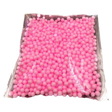 6 piezas de mini perlas de poliestireno, ligeras, de colores brillantes, para rellenar cajas de regalo, rosa, L