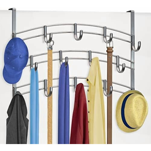 Over Door Hook Rack 14 Hooks for Towels and Clothes