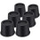 Bed Risers Heavy Duty Round 4 Inch 6 Pack Black 1