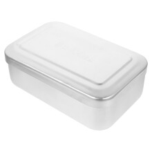 boîte à lunch en aluminium hermétique de type Bento pour pique-nique en extérieur (argenté)