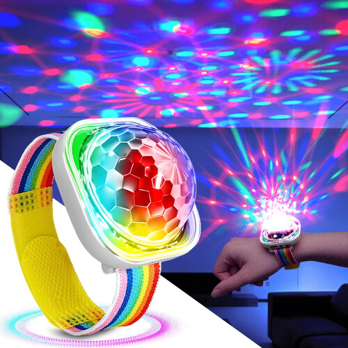 Mini-Diskokugel-Licht, USB-aufladbar, tragbar