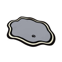 Absorbent and Non-Slip Pet Feeding Mat, Quick-Dry Bowl Mat for Cats and Dogs with Waterproof Backing