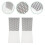 2 Pcs Embossing Folders Embossing Template Card Making Folders 0.3X10.5X14.8CM 1