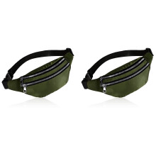 Unisex 2-Piece Waist Bag Set, Adjustable Waterproof Strap—Ideal for Travel, Hiking, Cycling, Running; 9 Colors. Compatible with all active