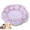 Lit pour chat AUQ, canapé-lit pour chien double usage, rose, 30 cm 1