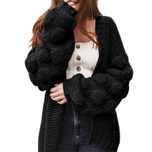 Cardigans voor dames in grote maten, casual tops met lange mouwen, losse mouwen, gebreide truien voor de winter en herfst.