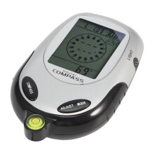 Multifunction Handheld Electronic Thermometer With Compass And Calendar For Outdoor Camping