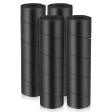 4 Pcs Foot Protectors for Feet Bed Foot Protector Black EPDM Rubber Round Shape