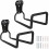 Kraftig veggmontert slangeholder - metall, rustfri 1