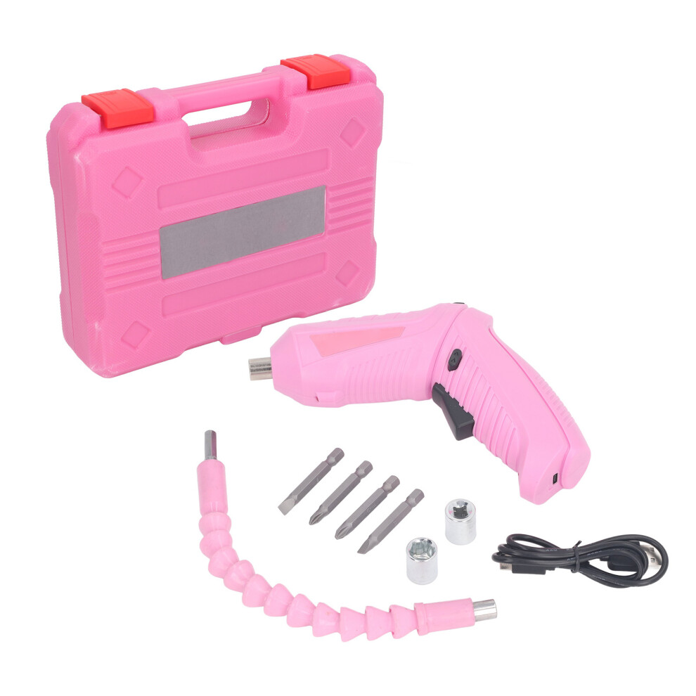3.6V Usb Rechargeable Screwdriver Pink