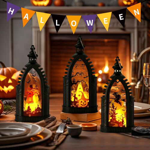 Ahornbladslyskæder til Halloween og Thanksgiving