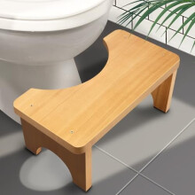 Toaletná stolička Squat pre dospelých, drevená stolička na hovienka do kúpeľne pre dospelých, výška 7 palcov