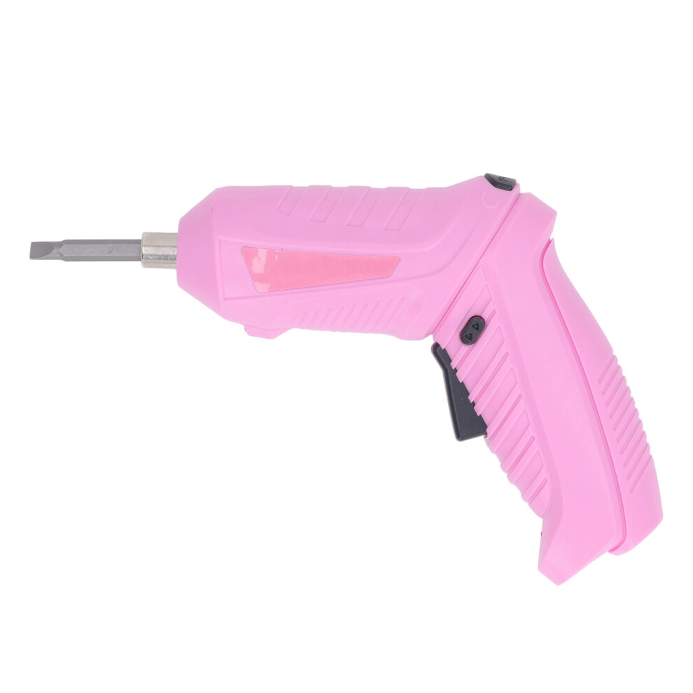 Rechargeable Screwdriver Set 3.6V Usb Pink