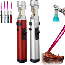 Isqueiro elétrico de plasma à prova de vento com chama ajustável de 360