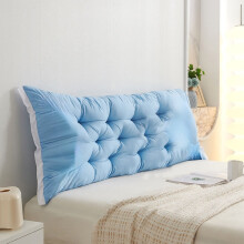 Almofada grande para cabeceira de cama com enchimento de poliéster, 120x50cm