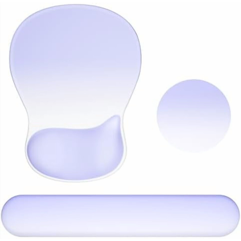 Ergonomic Keyboard Wrist Rest Set With Memory Foam Mouse 9401284940876
