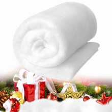 Coperta di neve artificiale 0,8x2,4 m, spessa, bianca