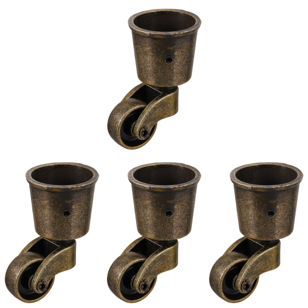Ancient Bronze Zinc Alloy Castors 4 Pack 9104899475404