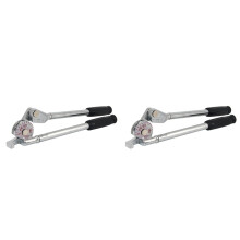 2-Piece Manual Tube Bender 180 Degree Plumbing Tool for Copper Aluminum Gas Refrigeration Pipes