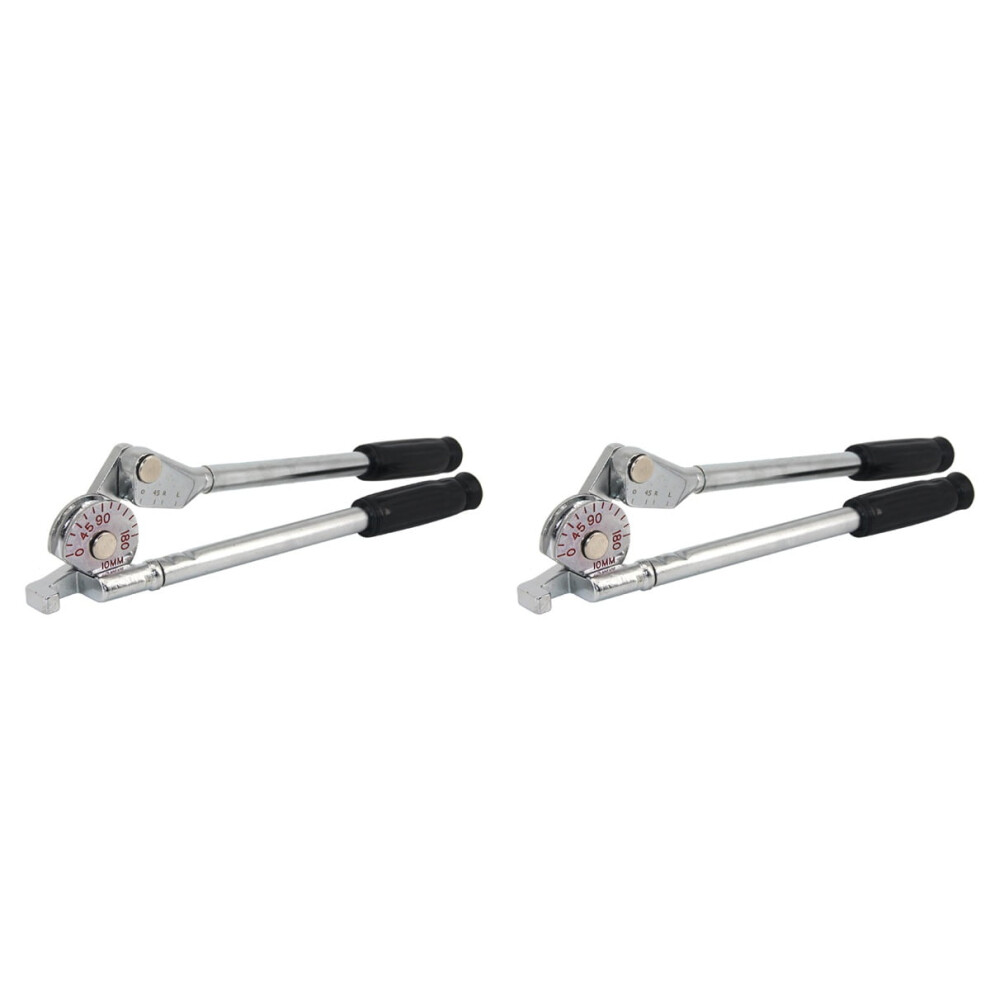 2-Piece Manual Tube Bender 180 Degree Plumbing Tool For Copper Aluminum Gas Refrigeration Pipes 9329345012853