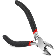 Small Wire Cutters for Crafts, Jewelry & Floral Use – Flush Cutting Pliers Compatible with Guitar Strings