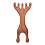 Neusmassagetool van natuurlijk hout (Gua Sha). 1