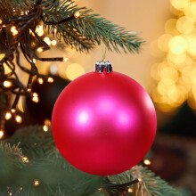 Boules de Noël incassables colorées Shijggn – Décoration extérieure pour jardin, cour, fêtes, mariages et réceptions | Compatibles avec les