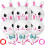Osterhasen-Folienballons, 6er-Set 1