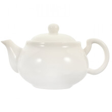 Biały ceramiczny dzbanek do herbaty jaśminowej i oolong